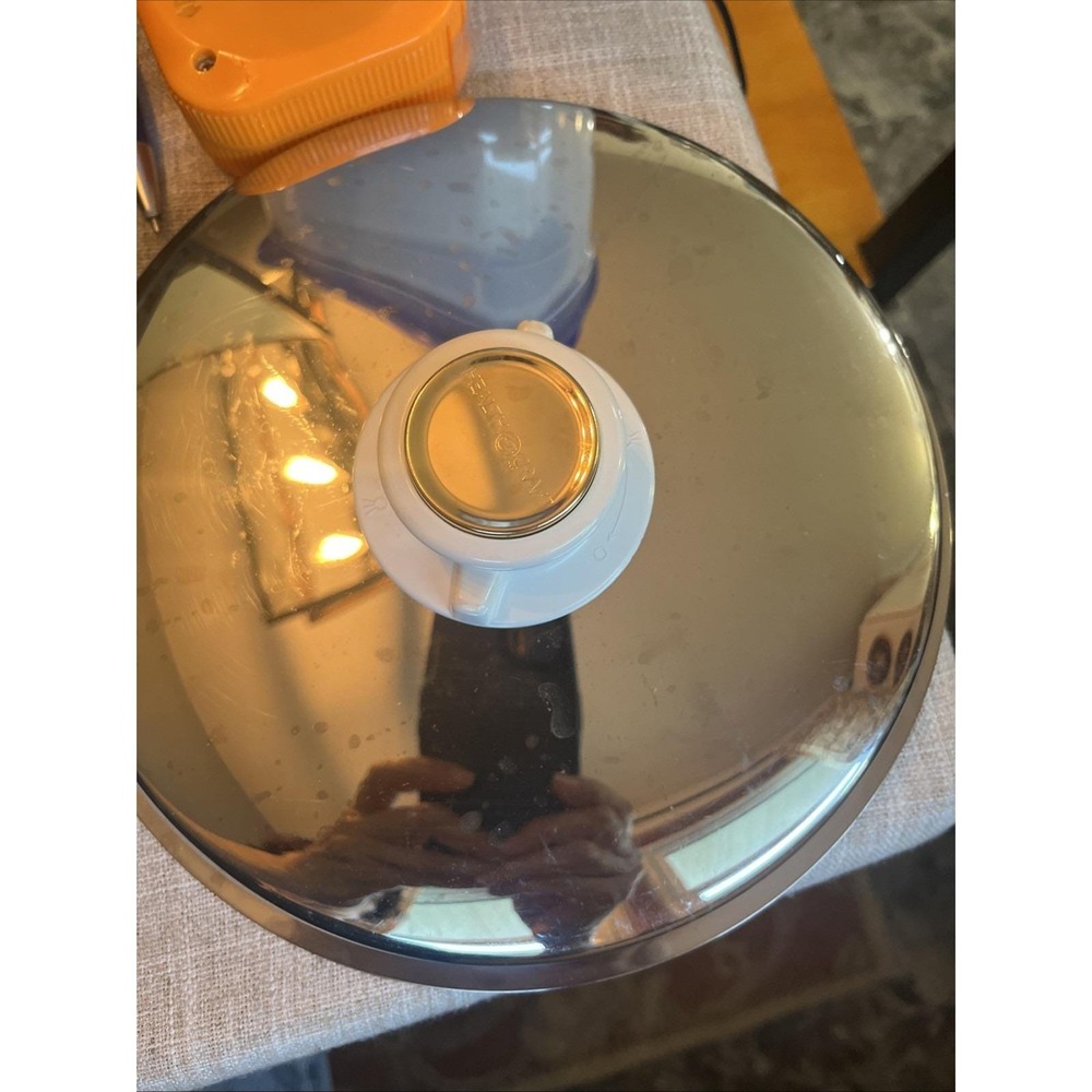 8" Vintage HEALTH CRAFT‎ Stainless Steel Replacement Vented Pot Pan Lid Only